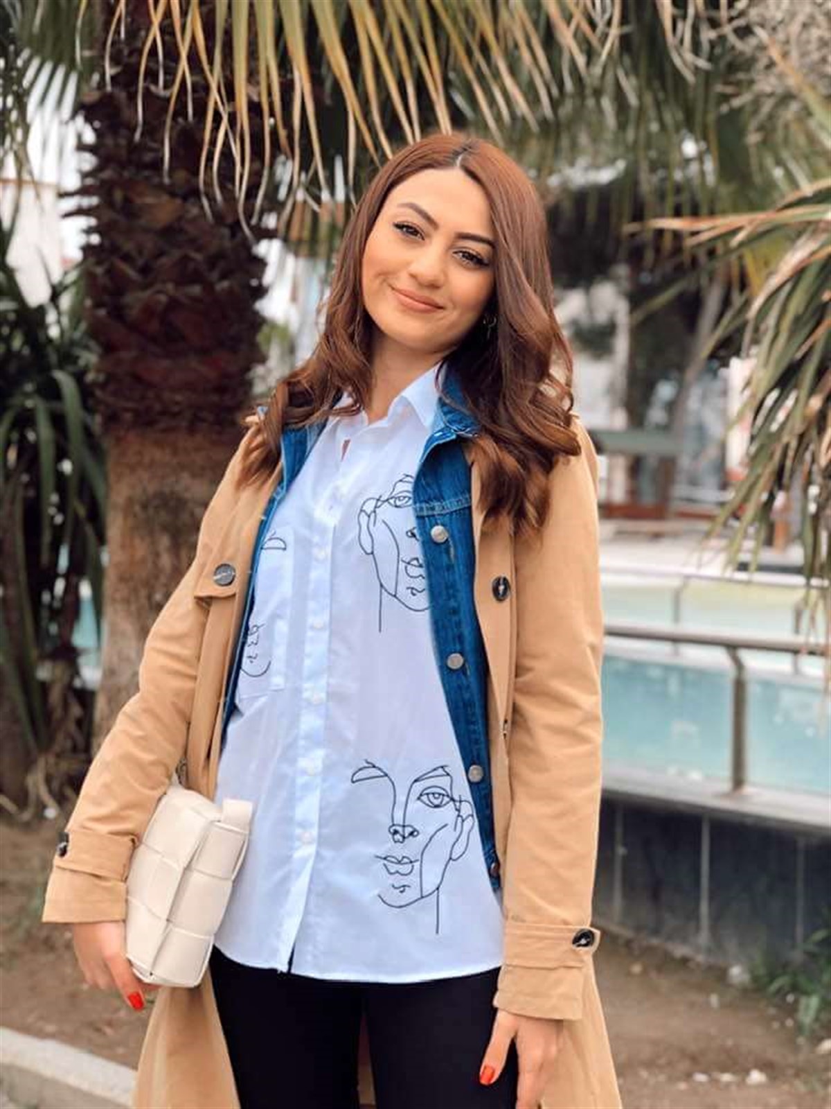 Kot Detaylı Midi Trenç