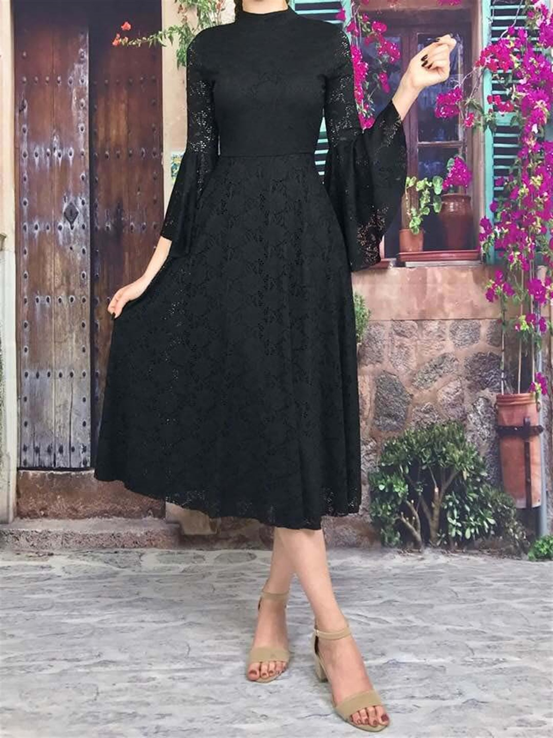 Kraliçe Elbise - Siyah