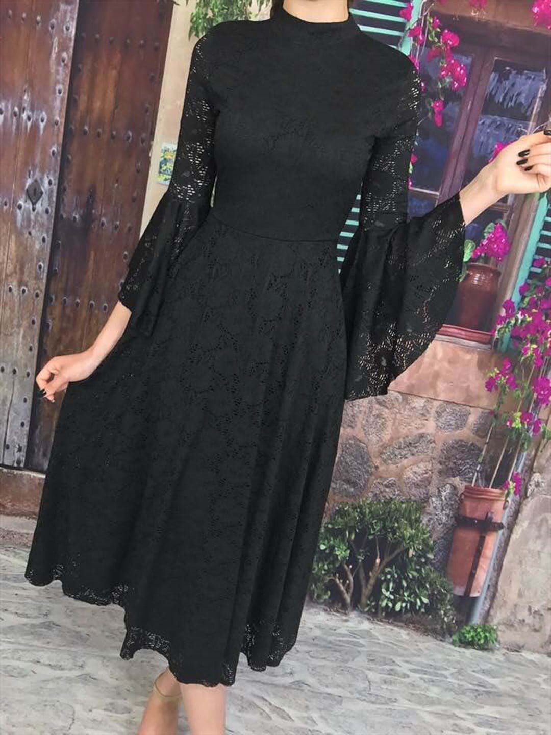 Kraliçe Elbise - Siyah
