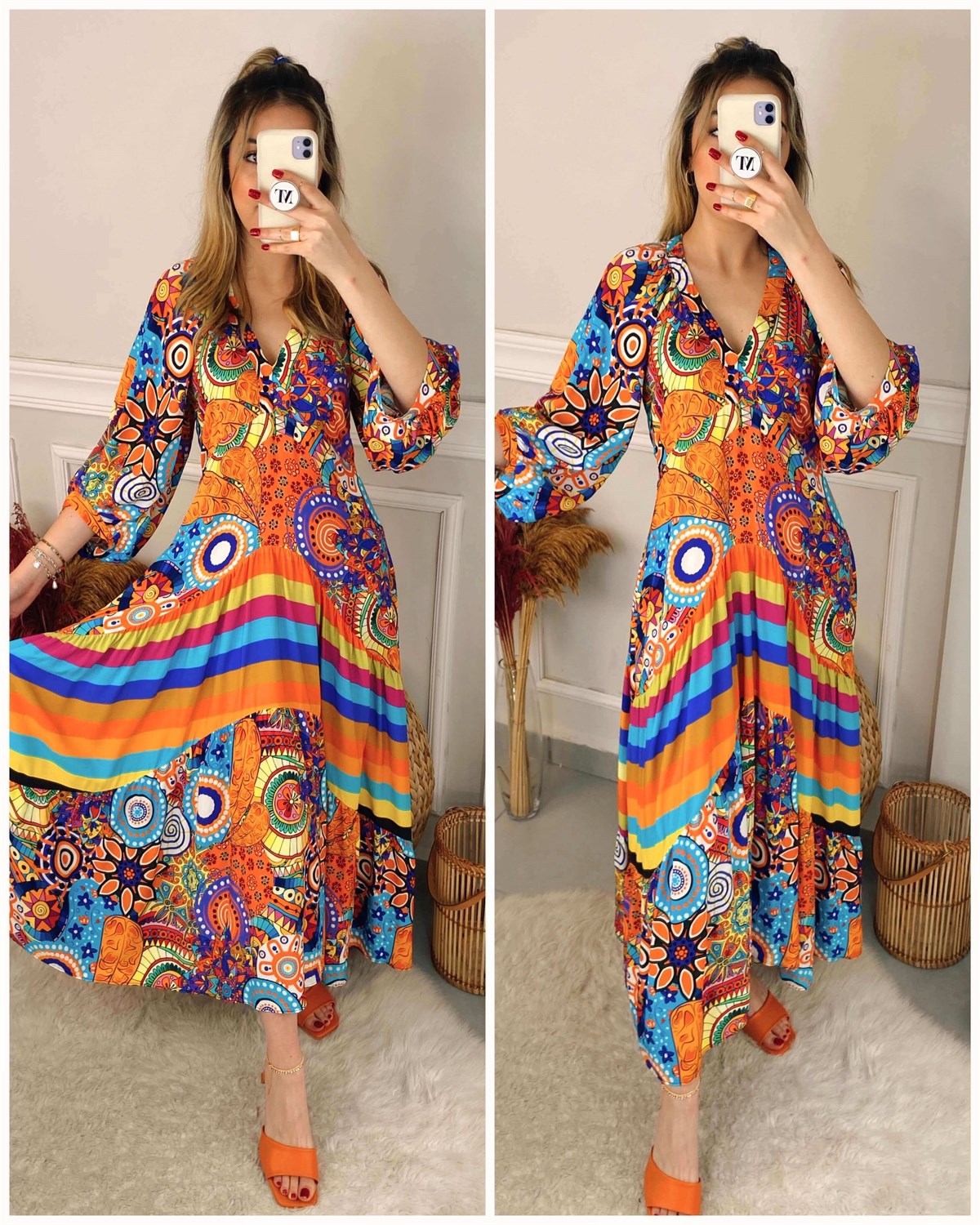 Mandala Desen Elbise