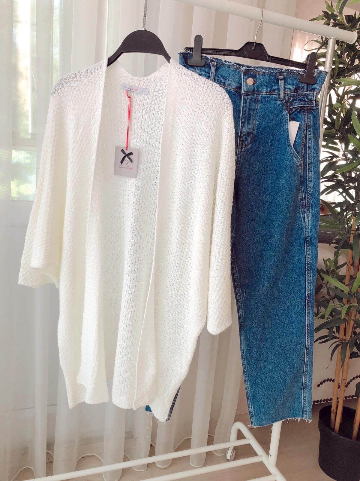 Merserize Oversize Hırka