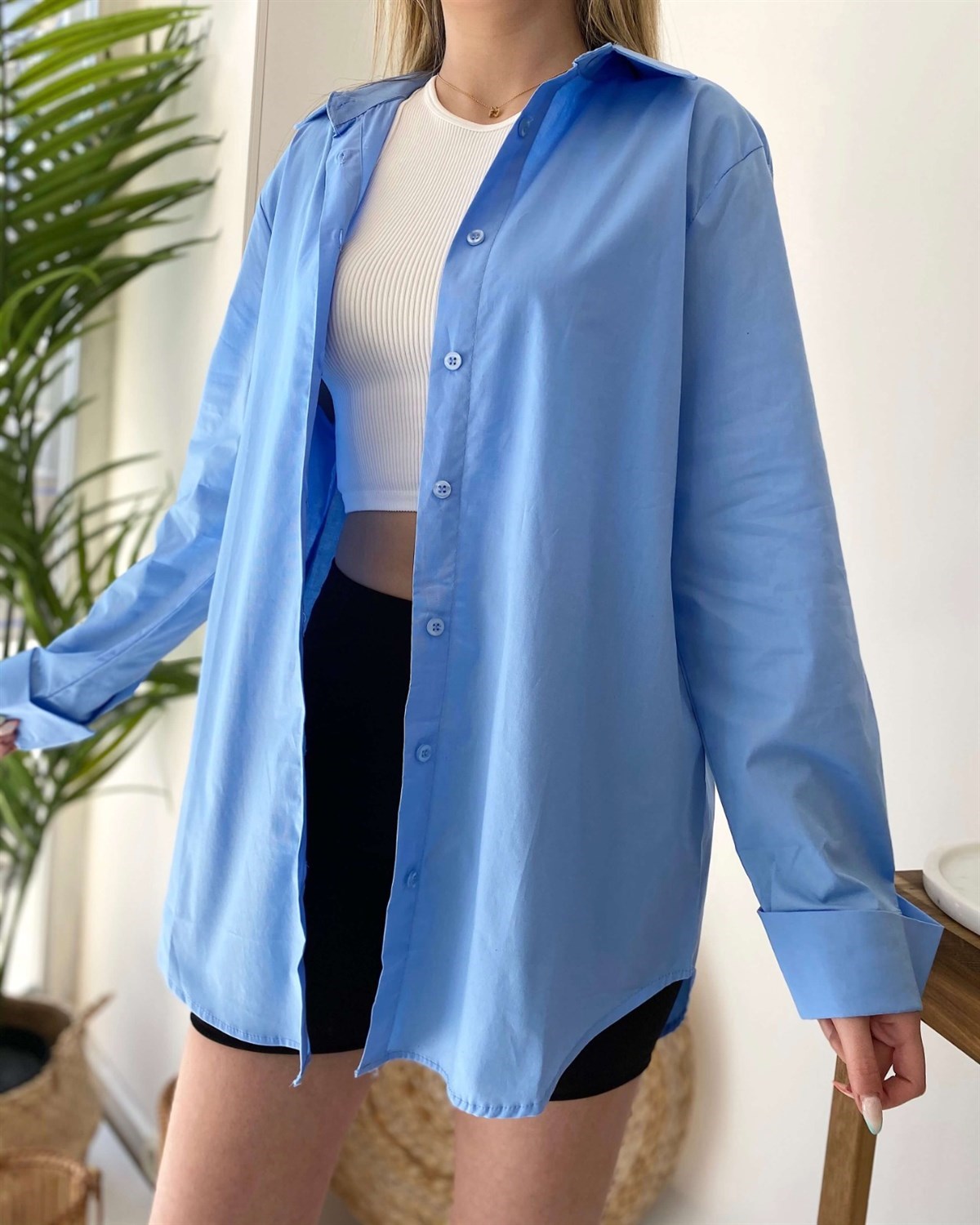 Standart Gömlek - Mavi