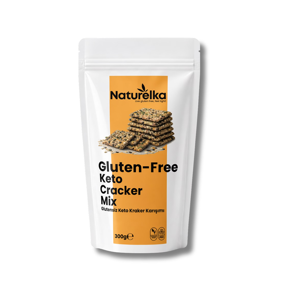 Glutensiz Keto Kraker Karışımı 300 Gr