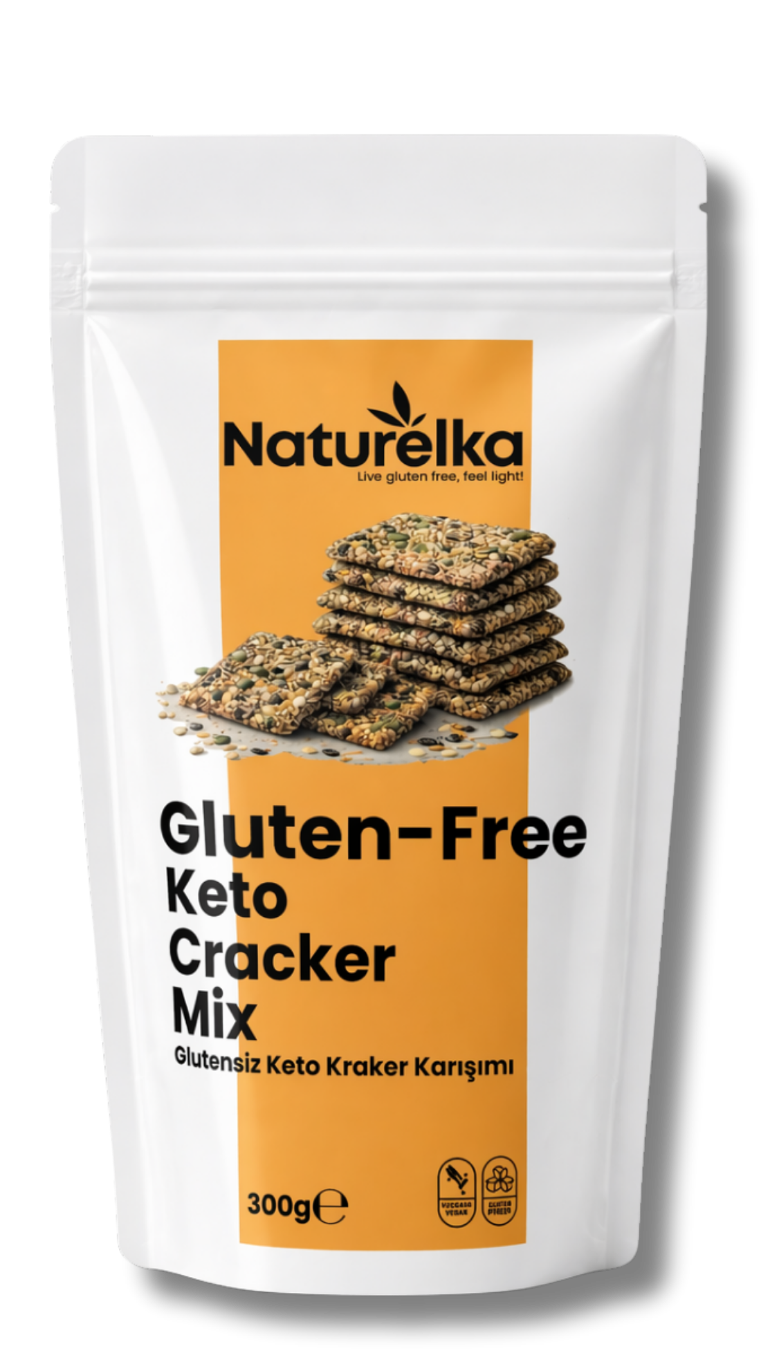 Glutensiz Keto Kraker Karışımı 300 Gr
