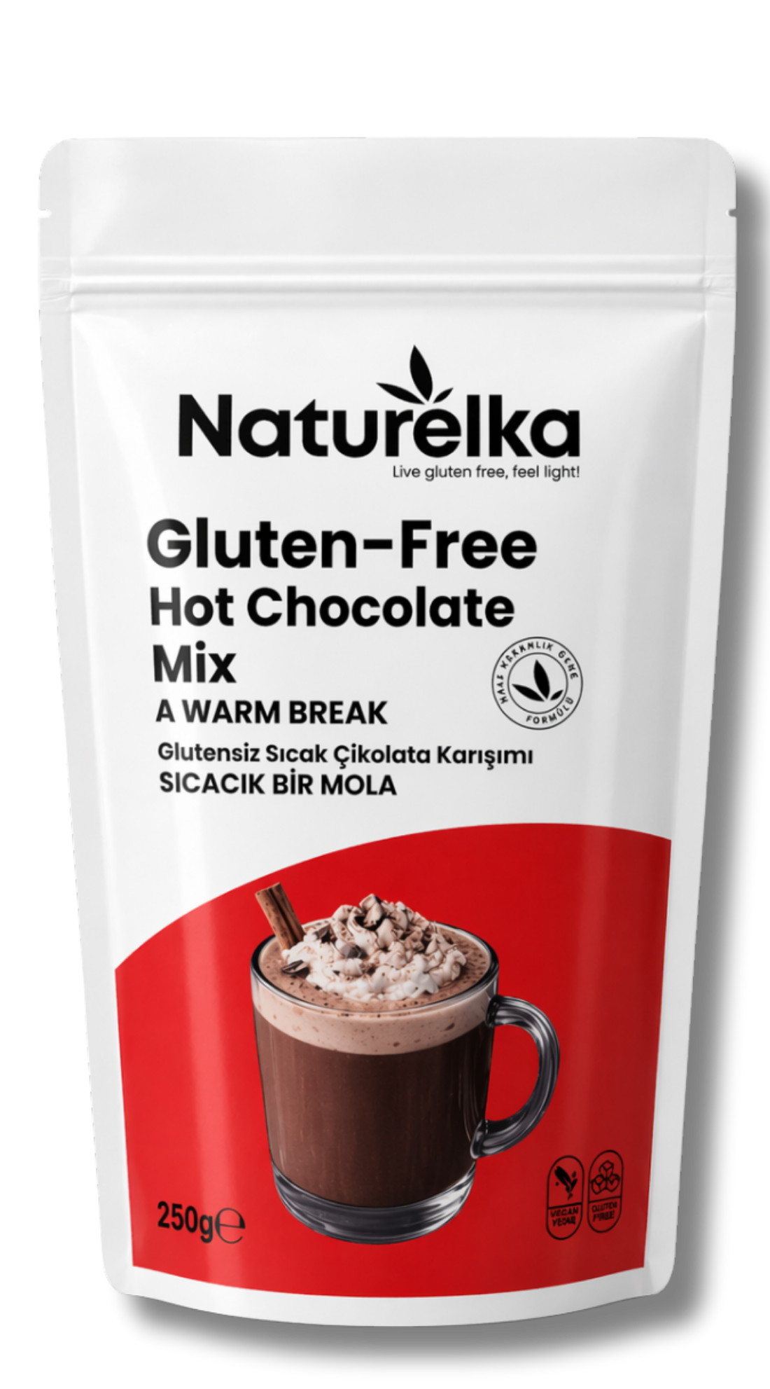 Glutensiz Sıcak Çikolata Karışımı 250 Gr
