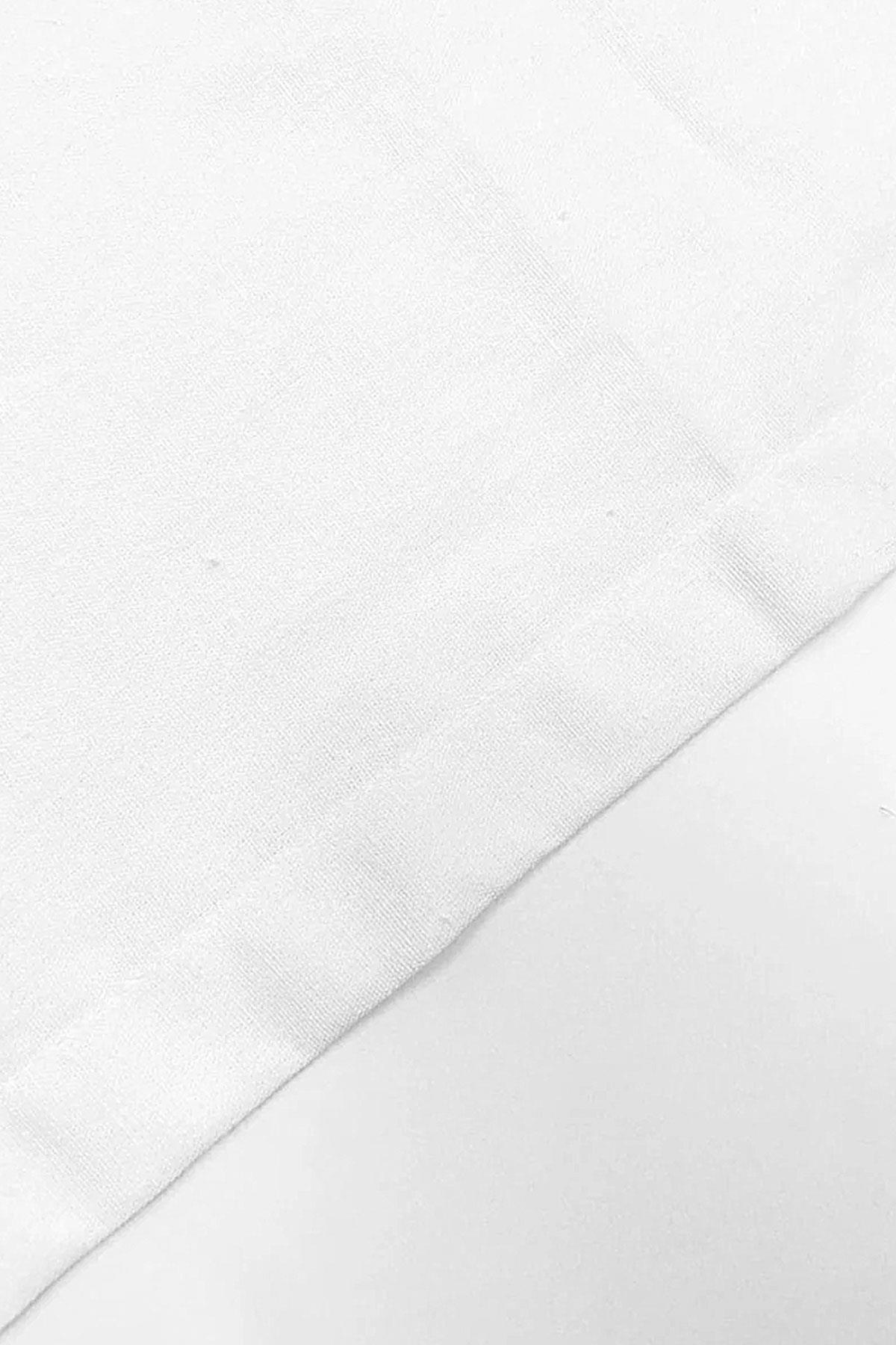 %100 Pamuk Beyaz 58x56 cm Çocuk Mutfak ve Sanat Önlüğü CO-01-B