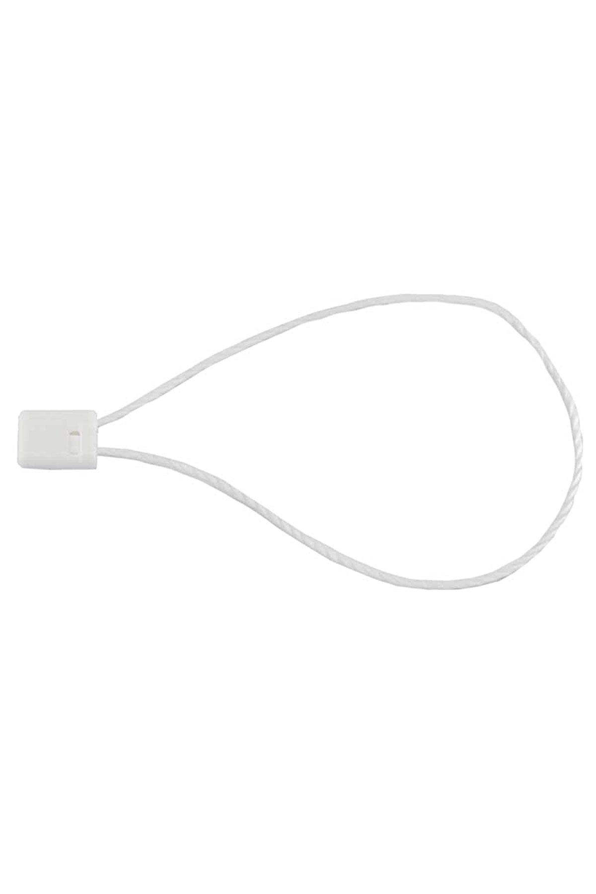 1000 Adet Beyaz Plastik Kilitli Etiket İpi B-0118-B