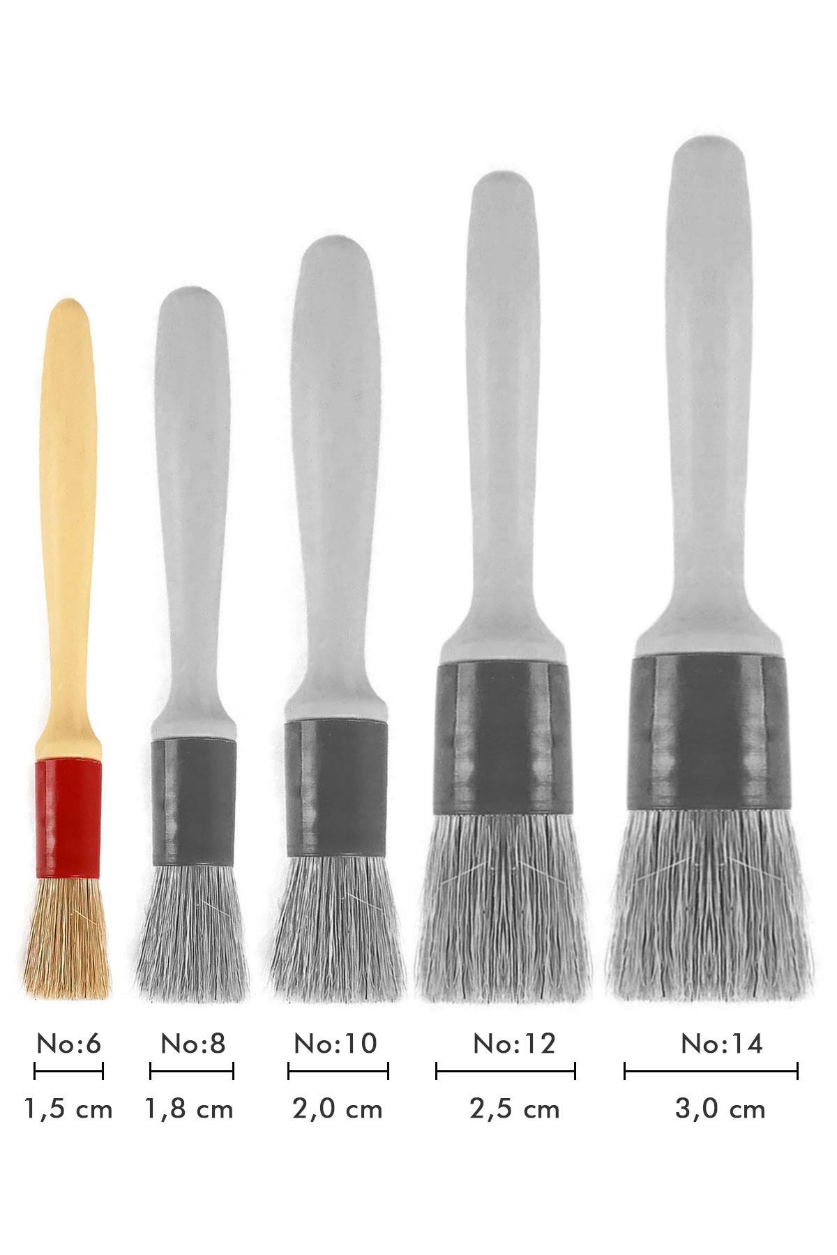 6 No Ayakkabı Yapıştırıcı Sürme Fırçası B-0017-YPFR-06