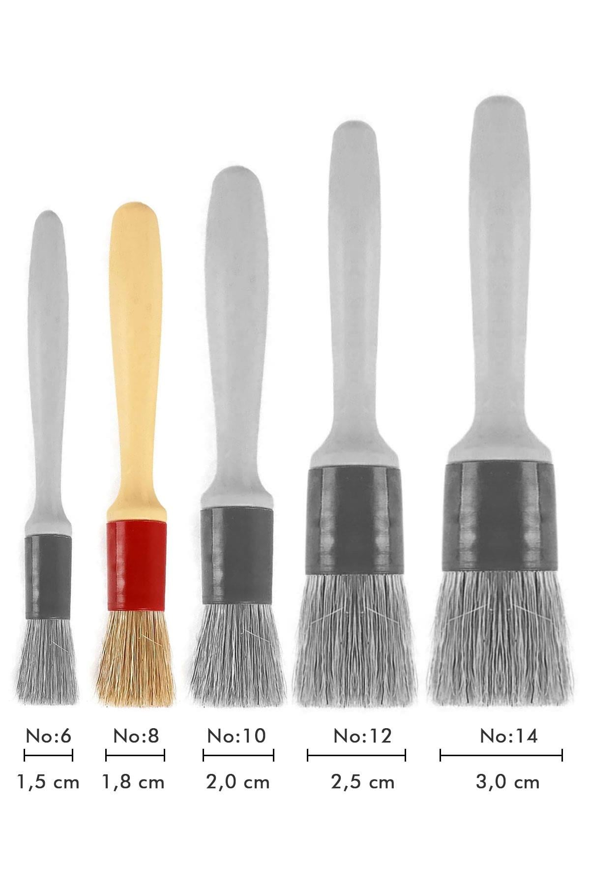 Shoe Adhesive Applying Brush B-0017-YPFR-08