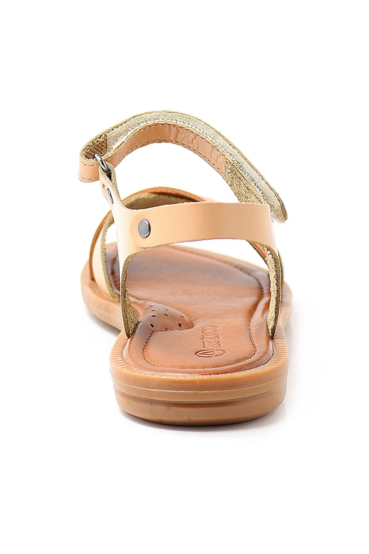 Artico Alexia Genuine Leaher Vaketa Tan Color Kids Girls Sandals