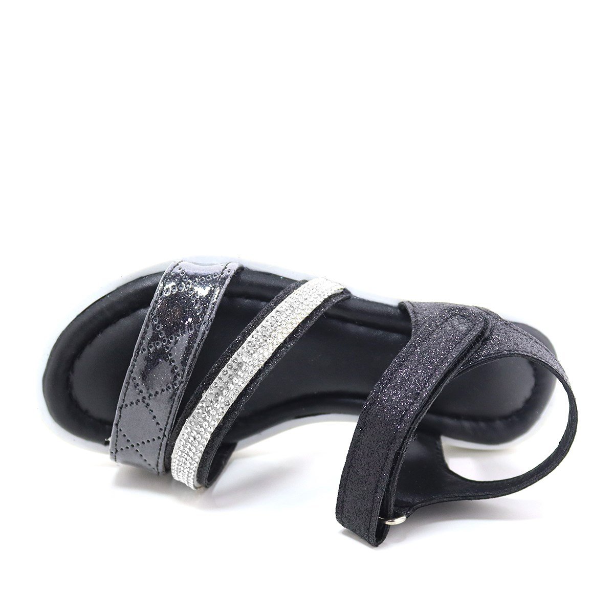 Artico Noumea Siyah Gri Kız Çocuk Sandalet