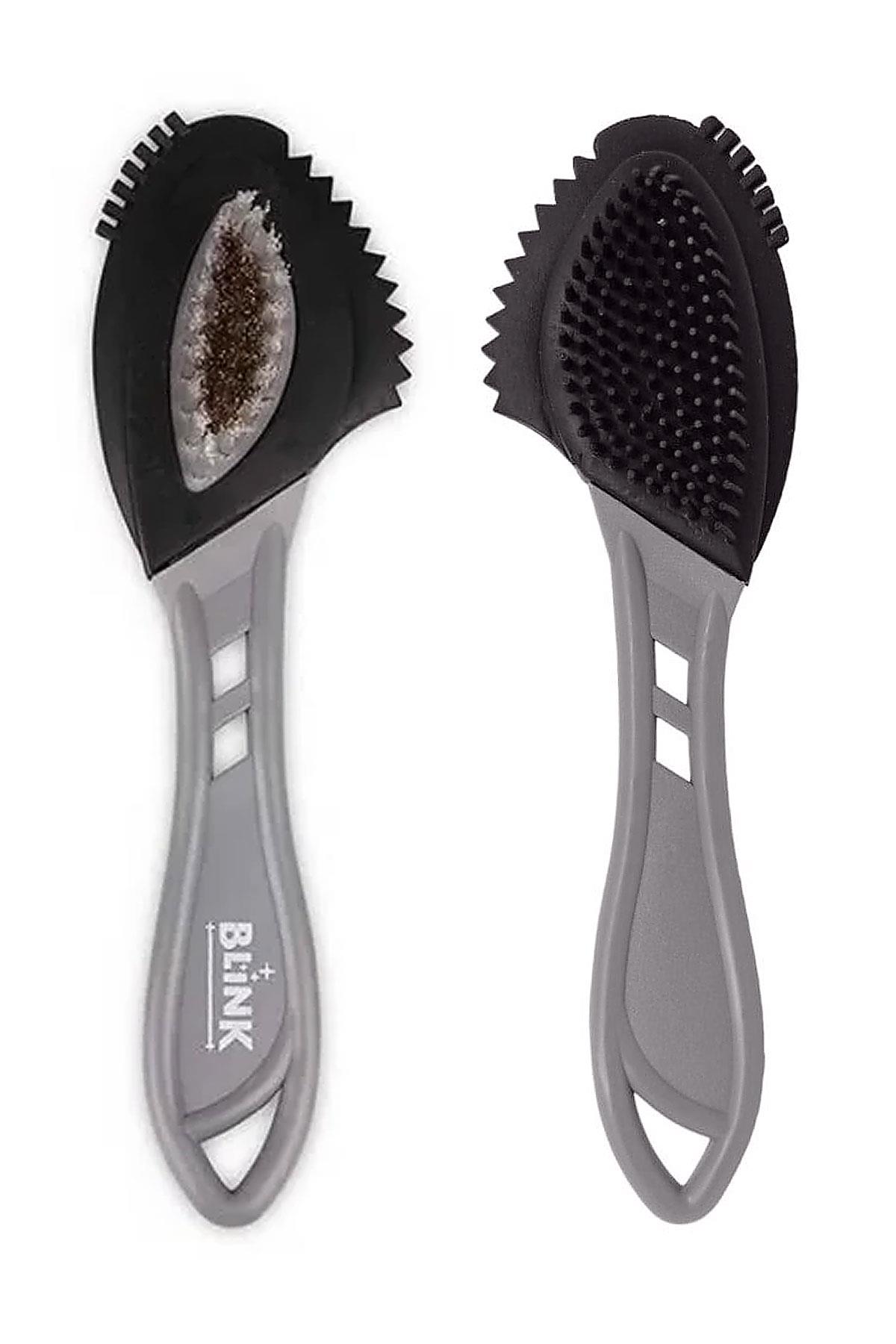 Blink Combi Süet ve Deri Temizleme Fırçası