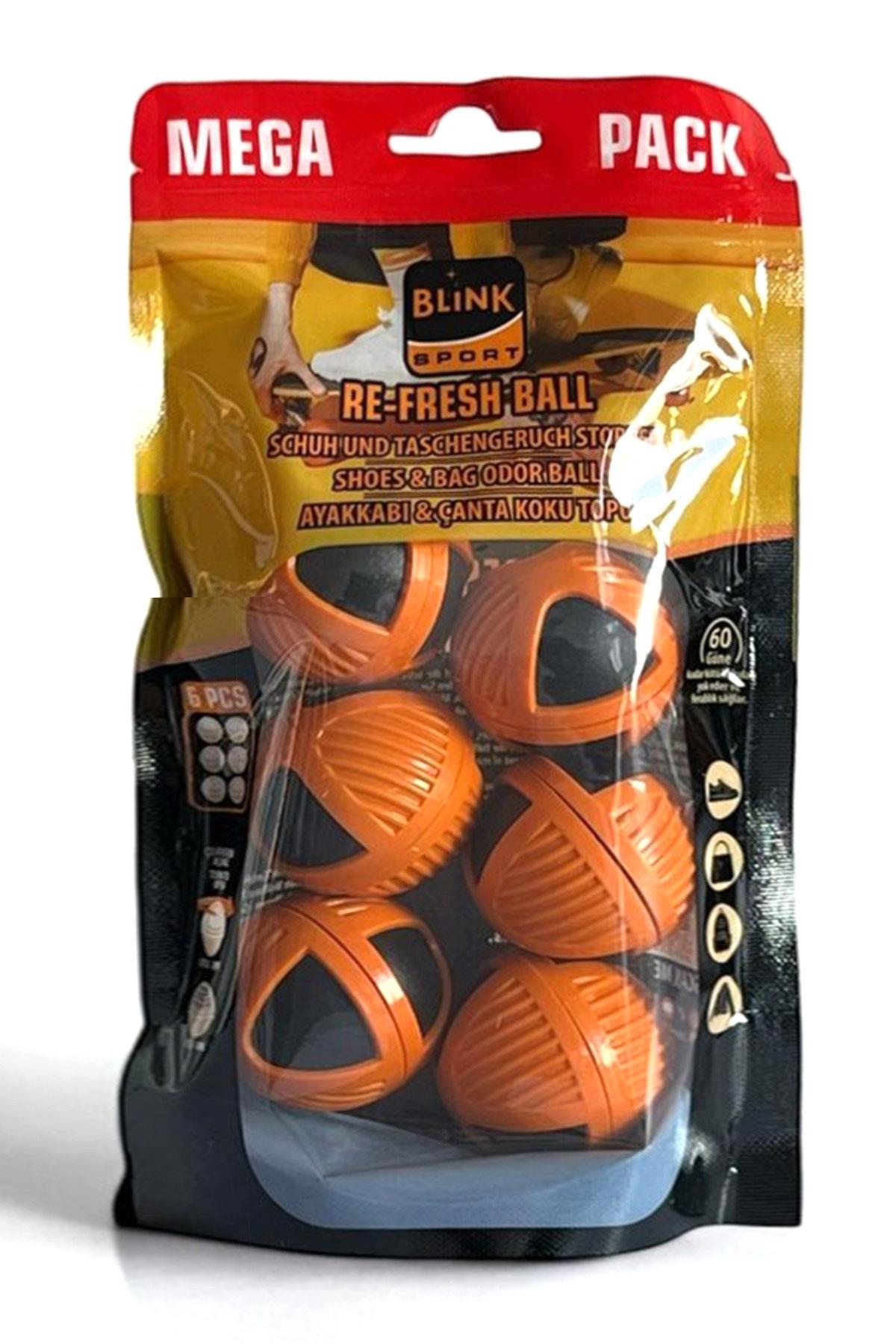 Blink Sport Re-Fresh Ball Ayakkabı ve Çanta 6’lı Koku Giderici Top