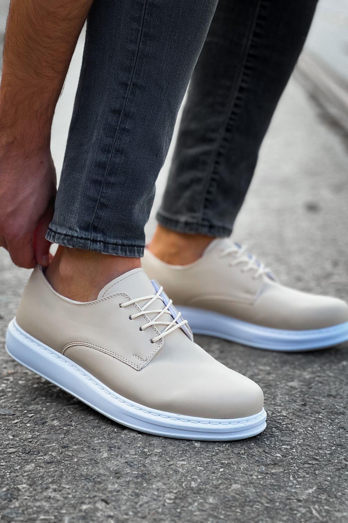 CH003 - CBT Pelle Classica Erkek Ayakkabı BEJ