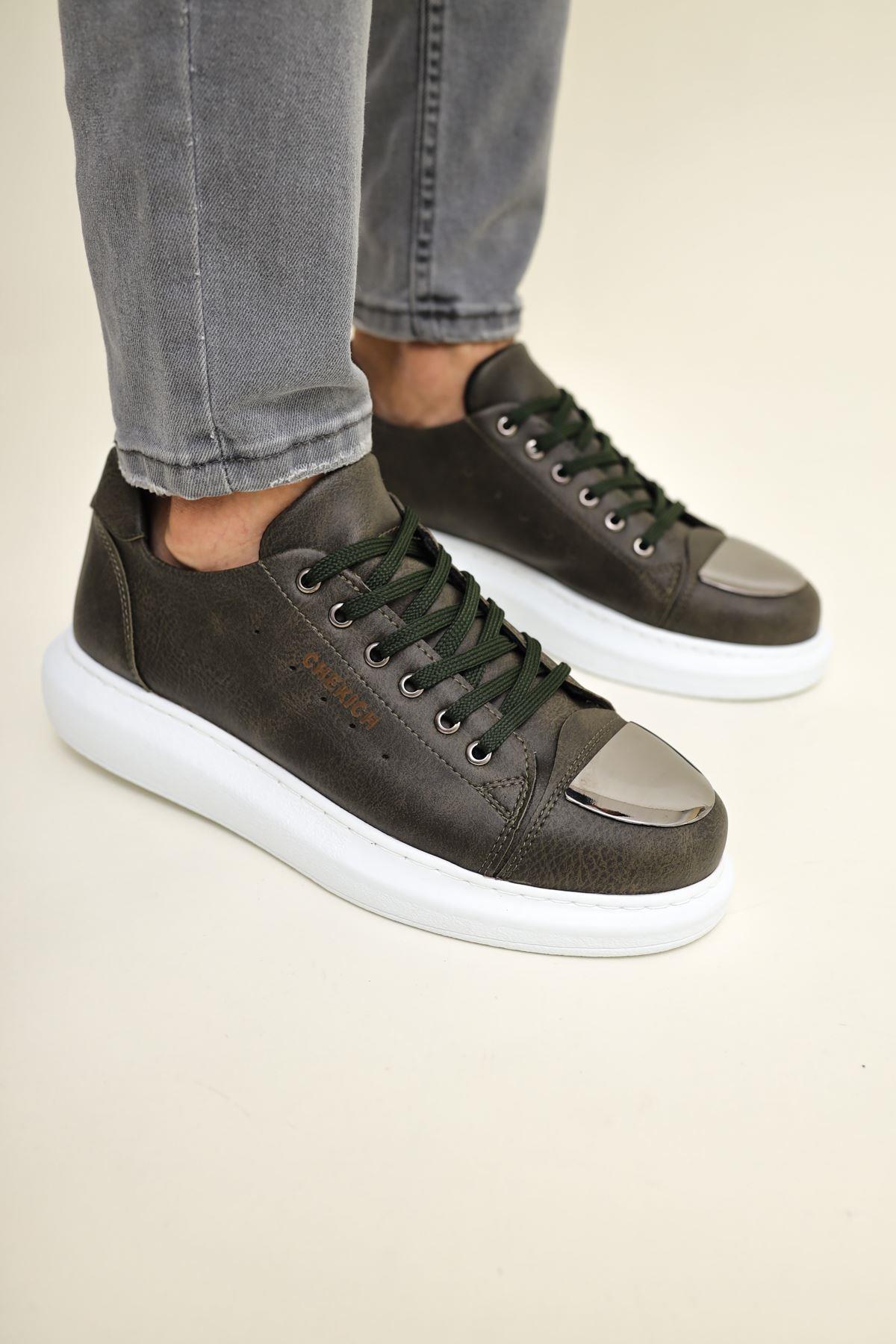 CH175 - CBT Mirror Erkek Ayakkabı HAKI