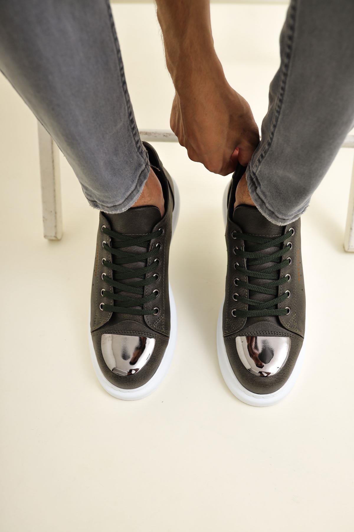 CH175 - CBT Mirror Erkek Ayakkabı HAKI