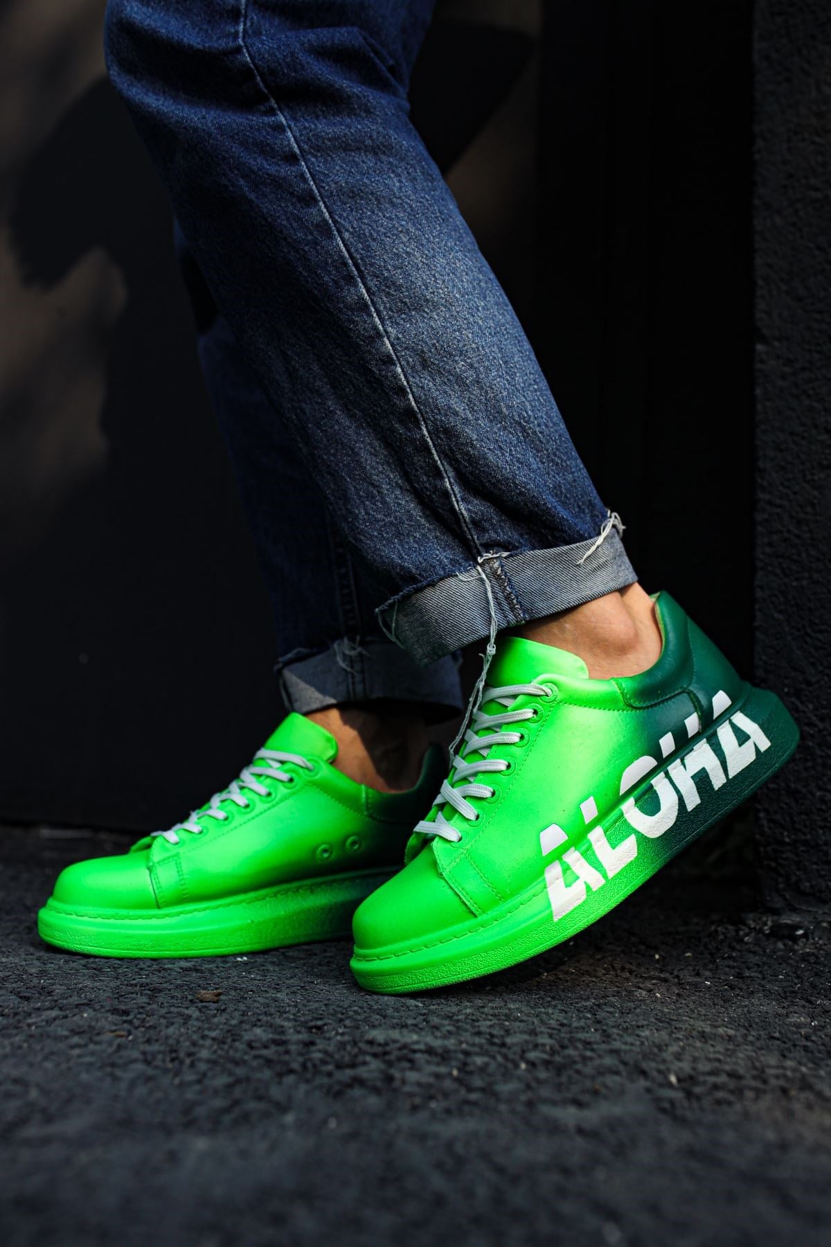 CH254 - CBT Pittura Erkek Ayakkabı 403 ALH YESIL / KOYU YESIL