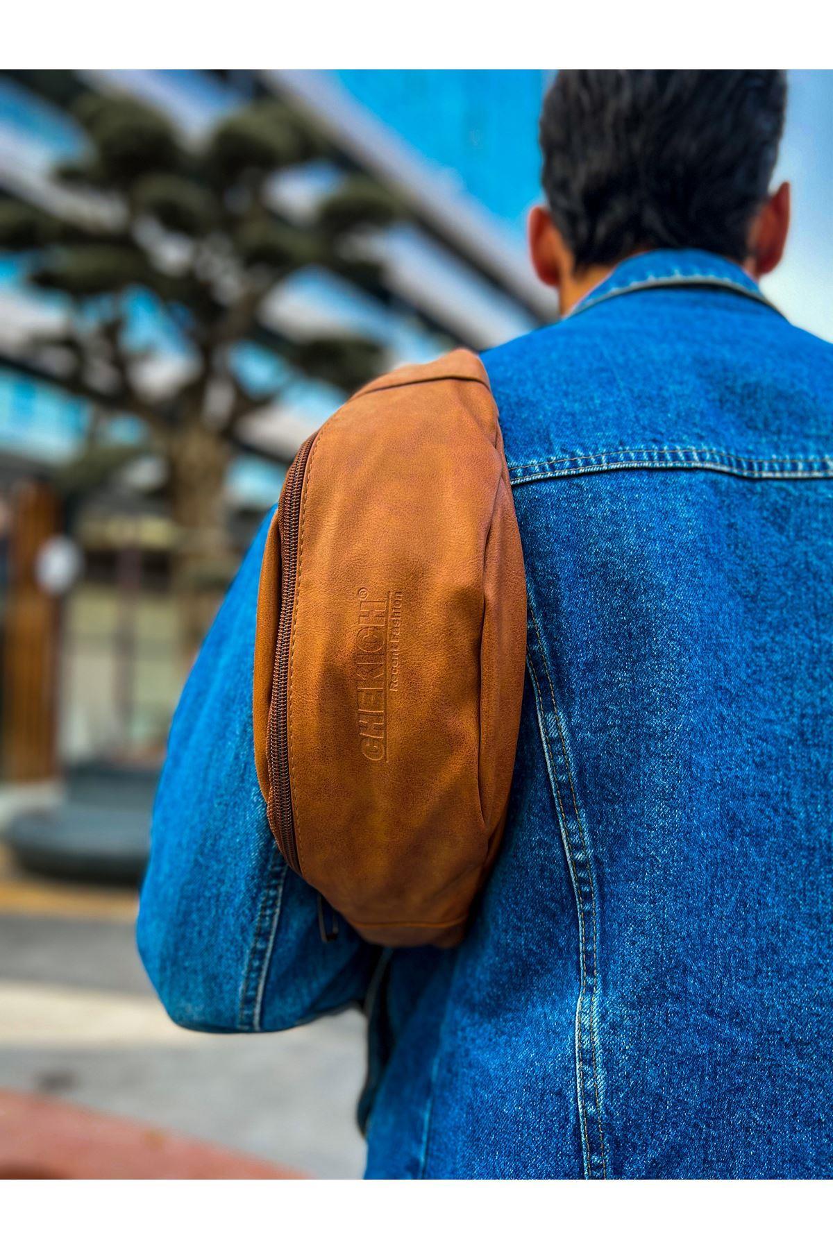 CNT010 Cilt Deri Taba Erkek Çapraz Çanta