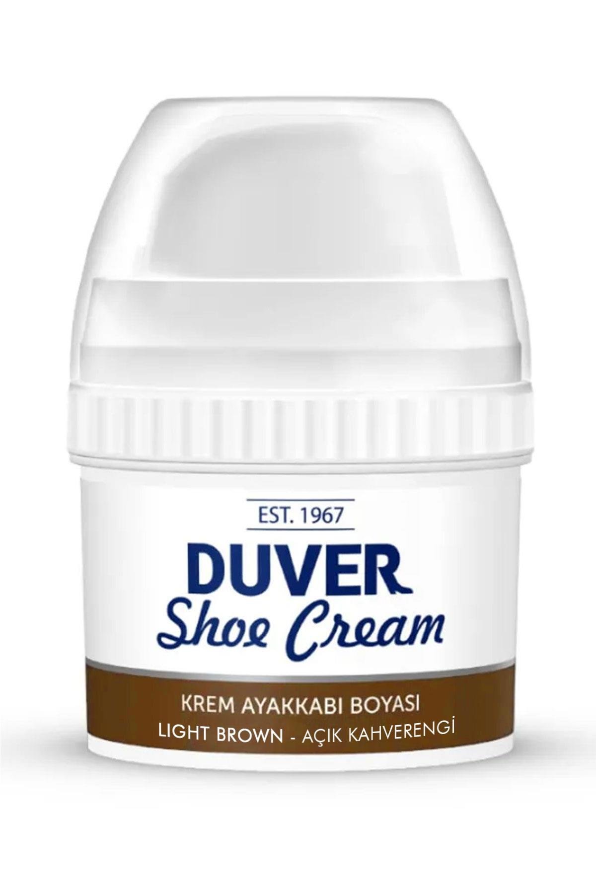 Duver Kendiliğinden Parlaklık Sağlayan Açık Kahverengi 60 Ml Krem Ayakkabı Boyası
