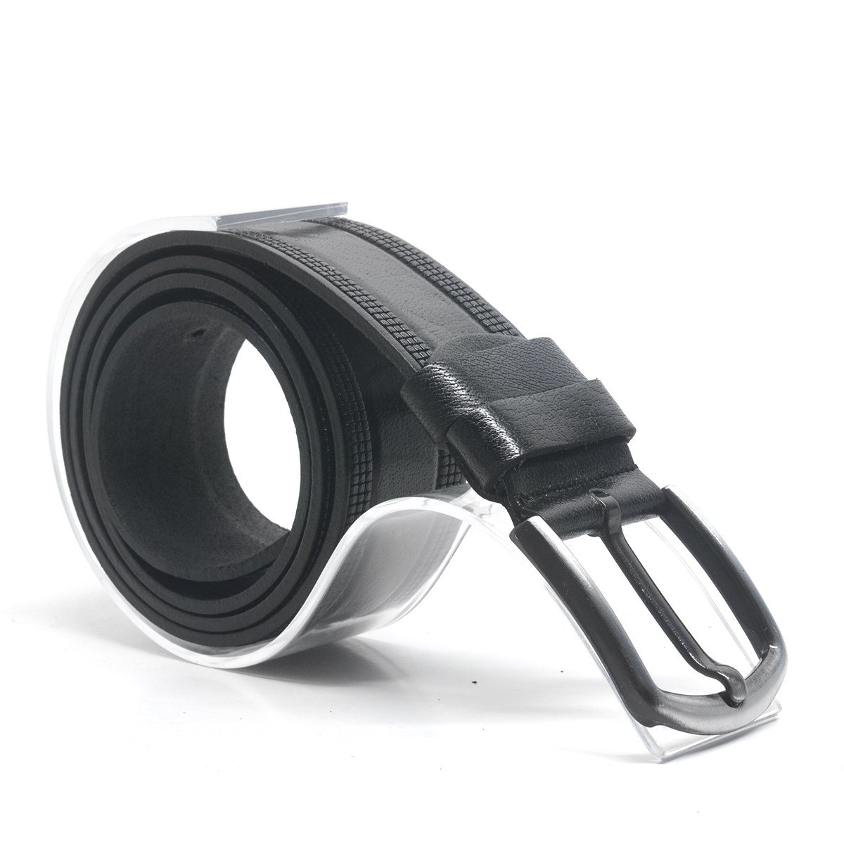 Siyah Kalın Erkek Kemer