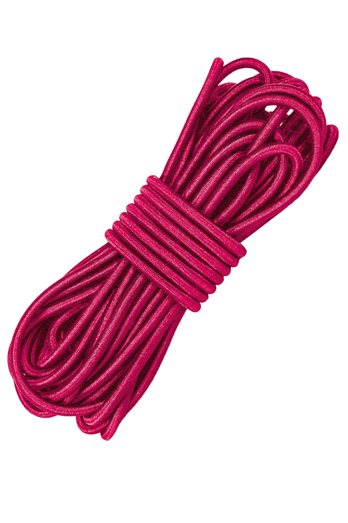 Fuşya Pembe 5 Metre 2 mm Yuvarlak Lastik B-0110-FU