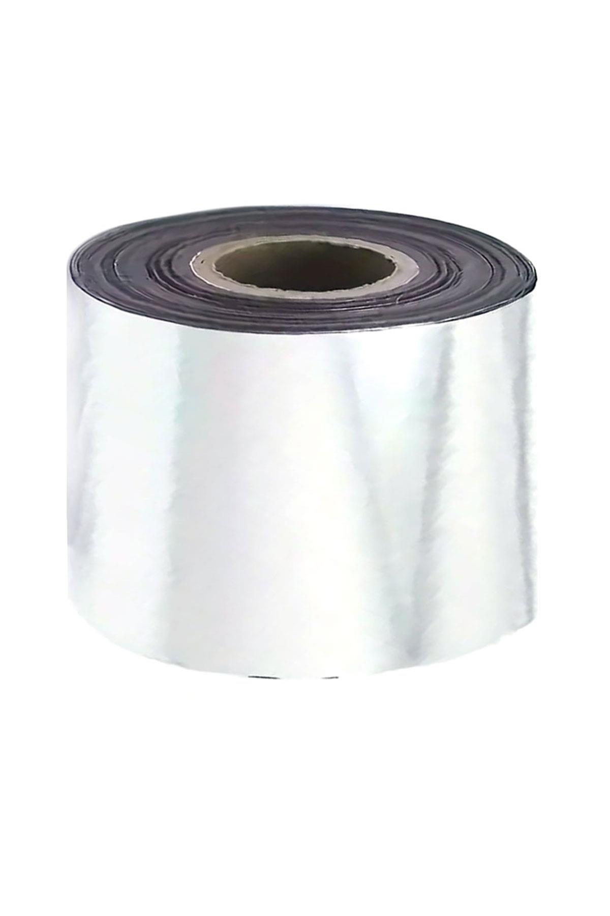 Gümüş Yaldızlı 40 MM Sıcak Damgalama Folyo Kağıdı B-0073-G-40