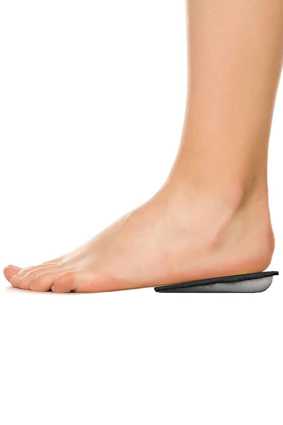 Hakiki Deri Topuk Destekli Boy Yükseltici Tabanlık B-0050-B2