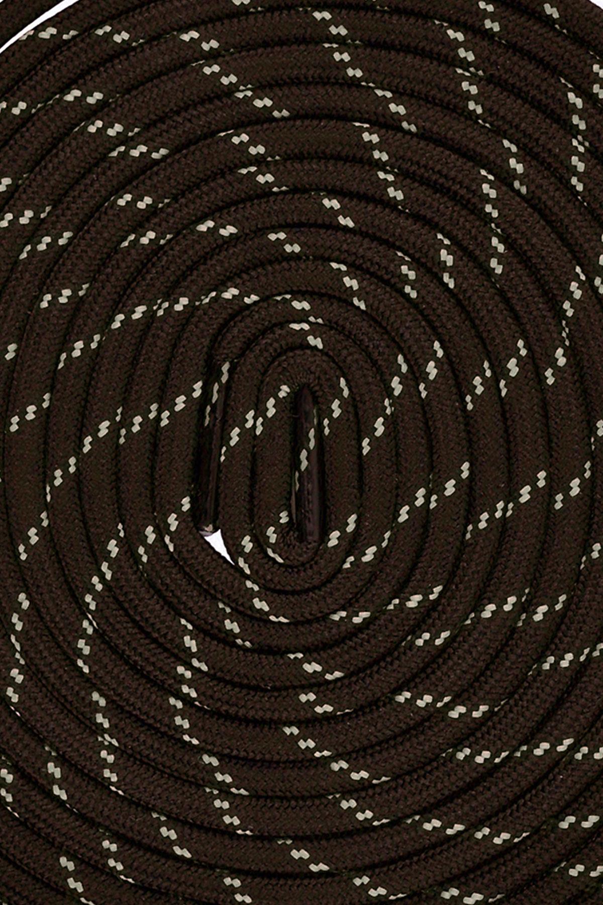 Kahverengi Kırçıllı Yuvarlak Bot Bağcığı