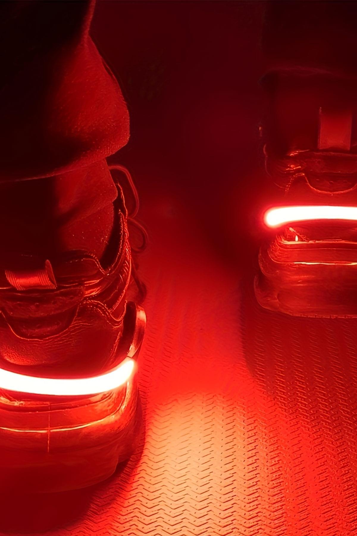 LED Kırmızı Işıklı Ayakkabı Koşu Klipsi