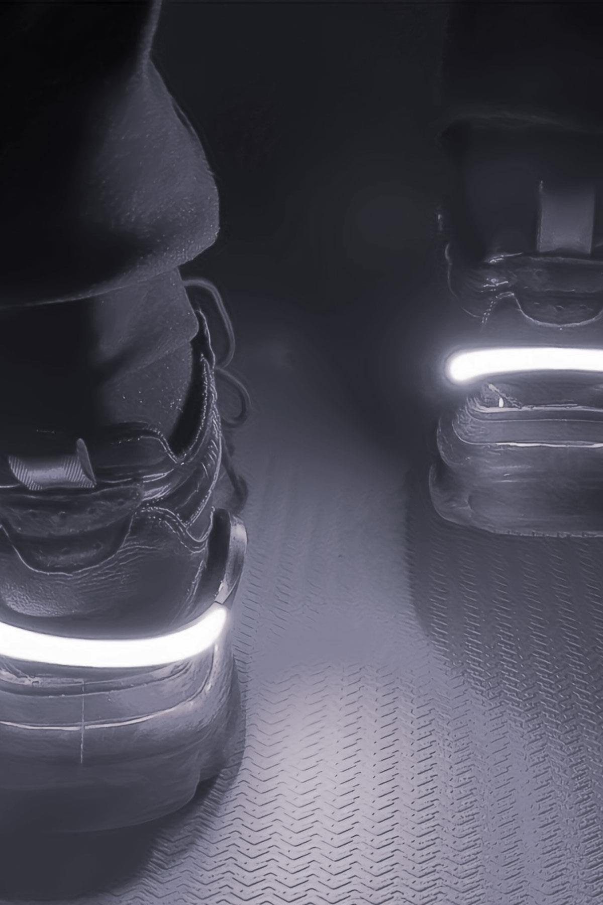 LED Beyaz Işıklı Ayakkabı Koşu Klipsi