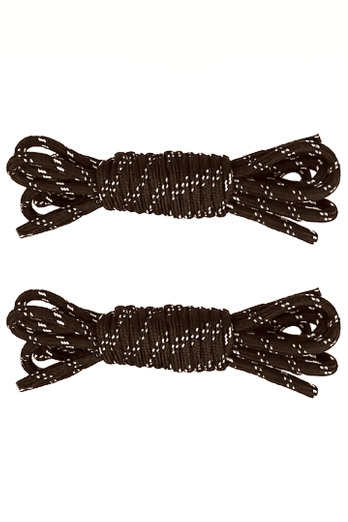 Kahverengi Kırçıllı Yuvarlak Bot Bağcığı