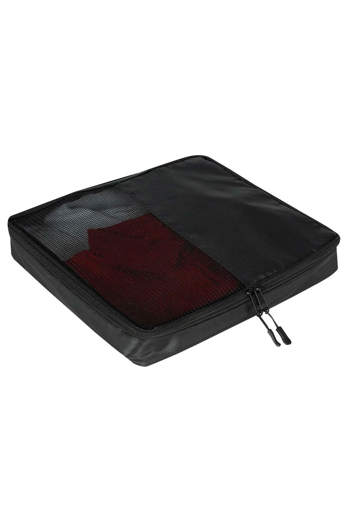 Küçük Boy 30x26x6 Siyah Valiz İçi Organizer Çanta