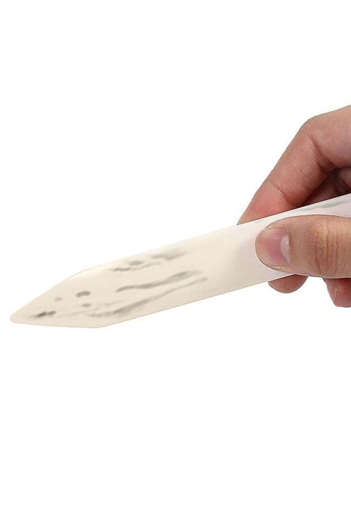 Gerçek Kemik ve Boynuzdan El Yapımı Katlama Spatulası