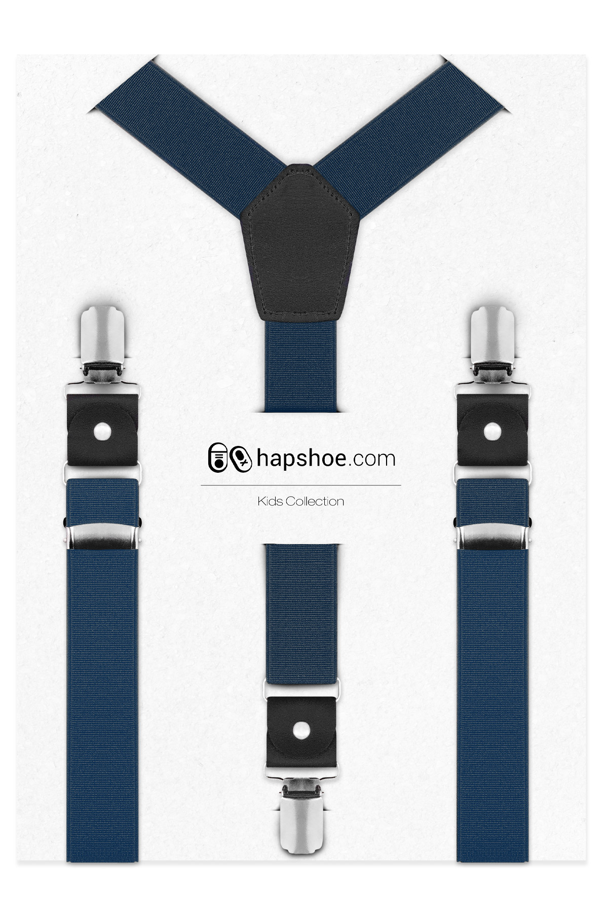 Ayarlanabilir Klipsli Lacivert Çocuk Kemer Pantolon Askısı