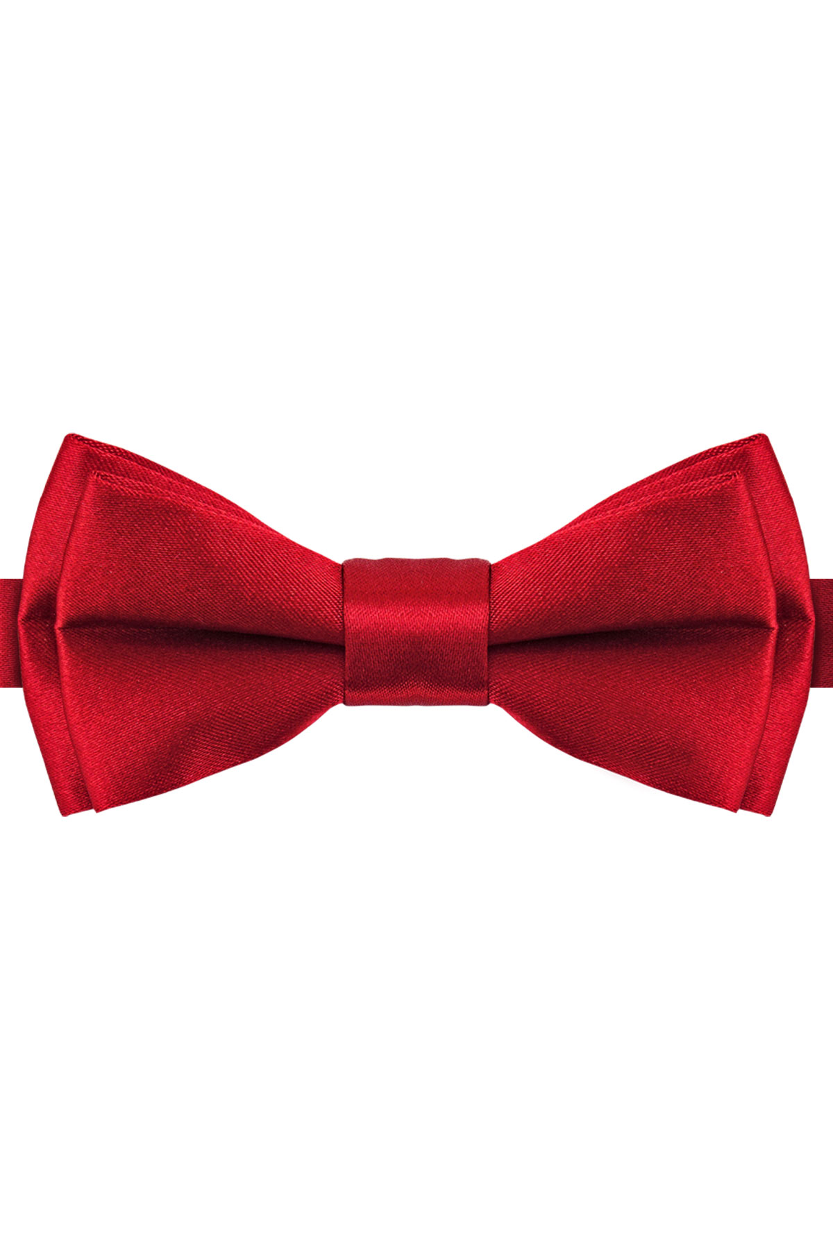 Kırmızı Ayarlanabilir Saten Çocuk ve Bebek Papyonu