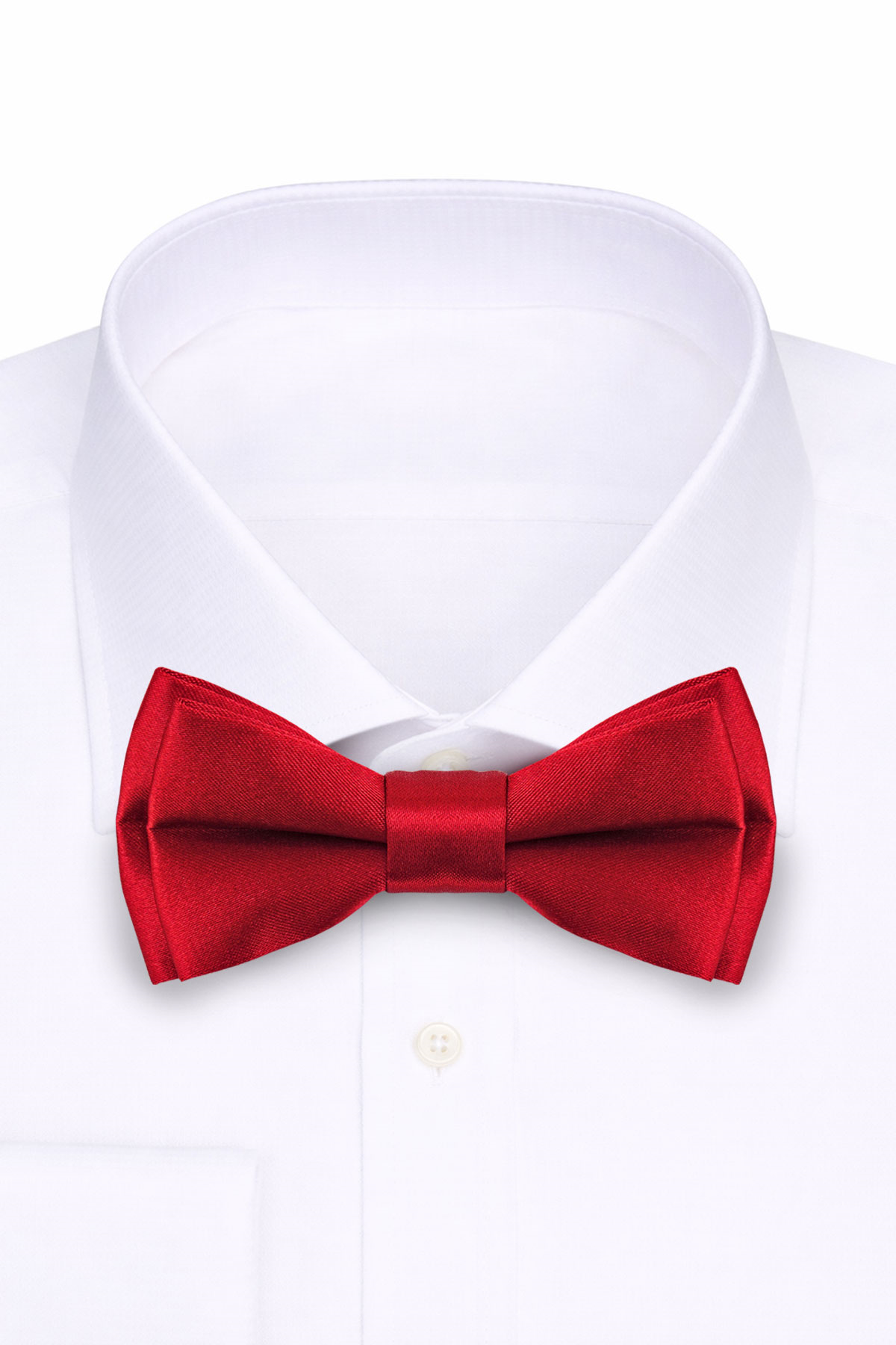 Kırmızı Ayarlanabilir Saten Çocuk ve Bebek Papyonu