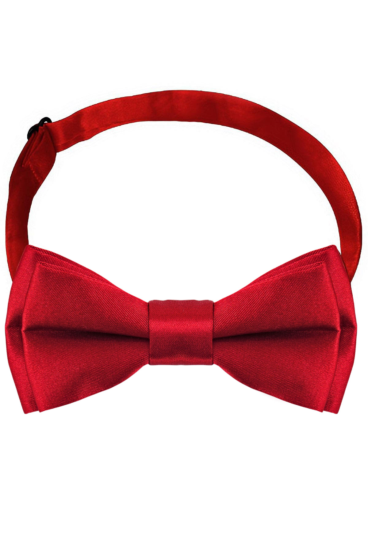 Kırmızı Ayarlanabilir Saten Çocuk ve Bebek Papyonu