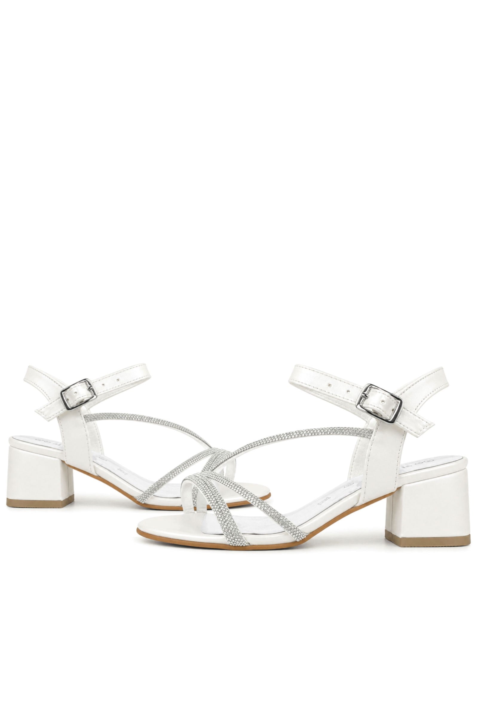 Tiana Pearl ColoRed Stony Girls' Heeled Party Shoes