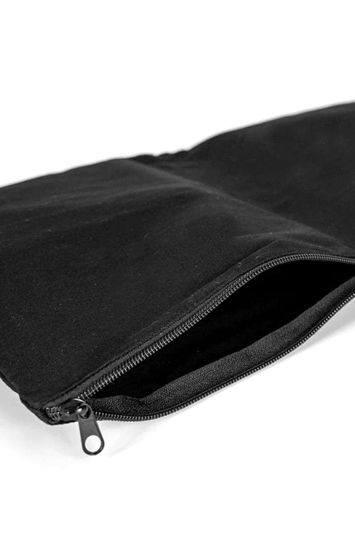 Kirli Temiz Organizer 45x27 Siyah Fermuarlı Seyahat Torbası