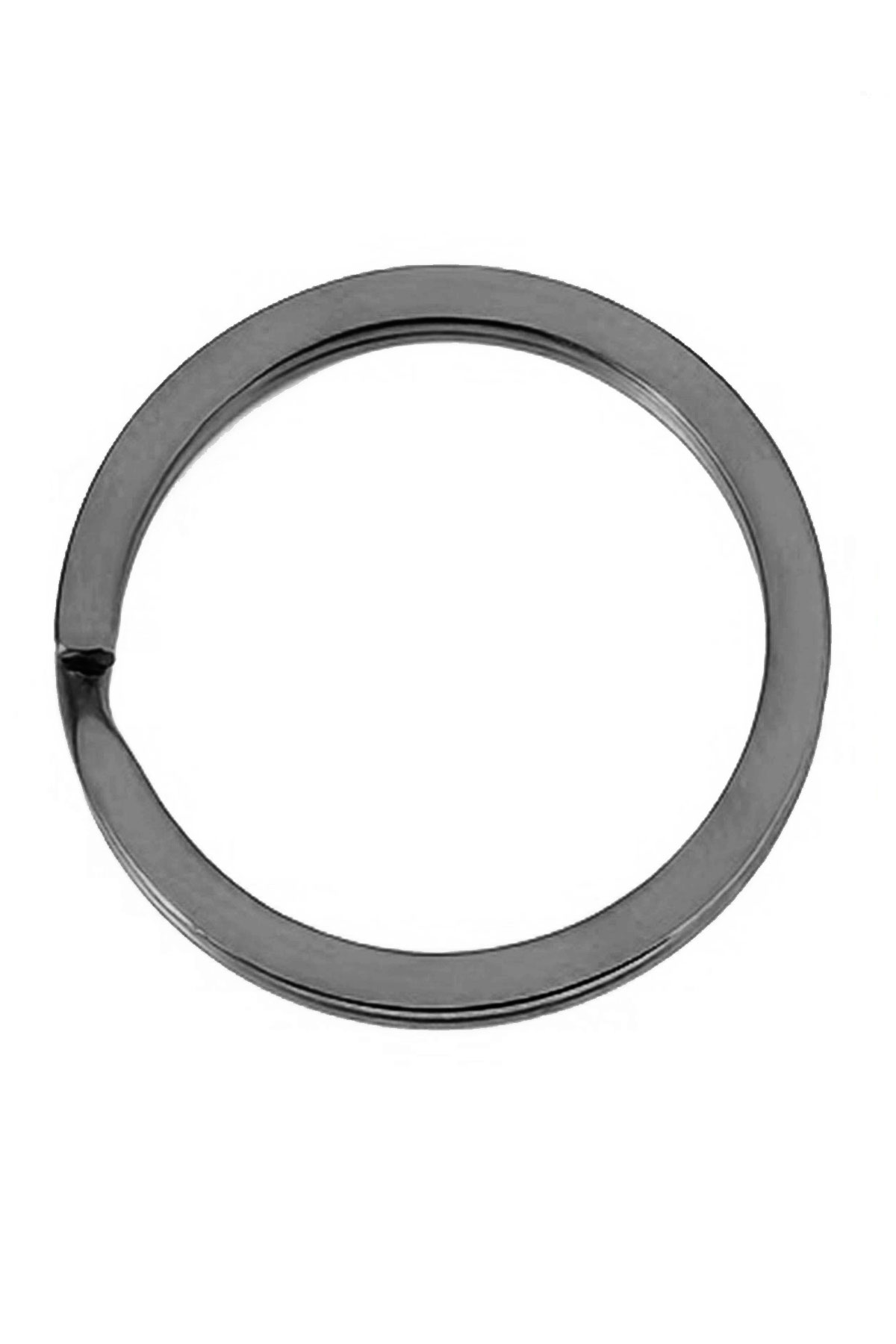 30 Adet Platin Renk 3 cm Metal Anahtarlık Halkası