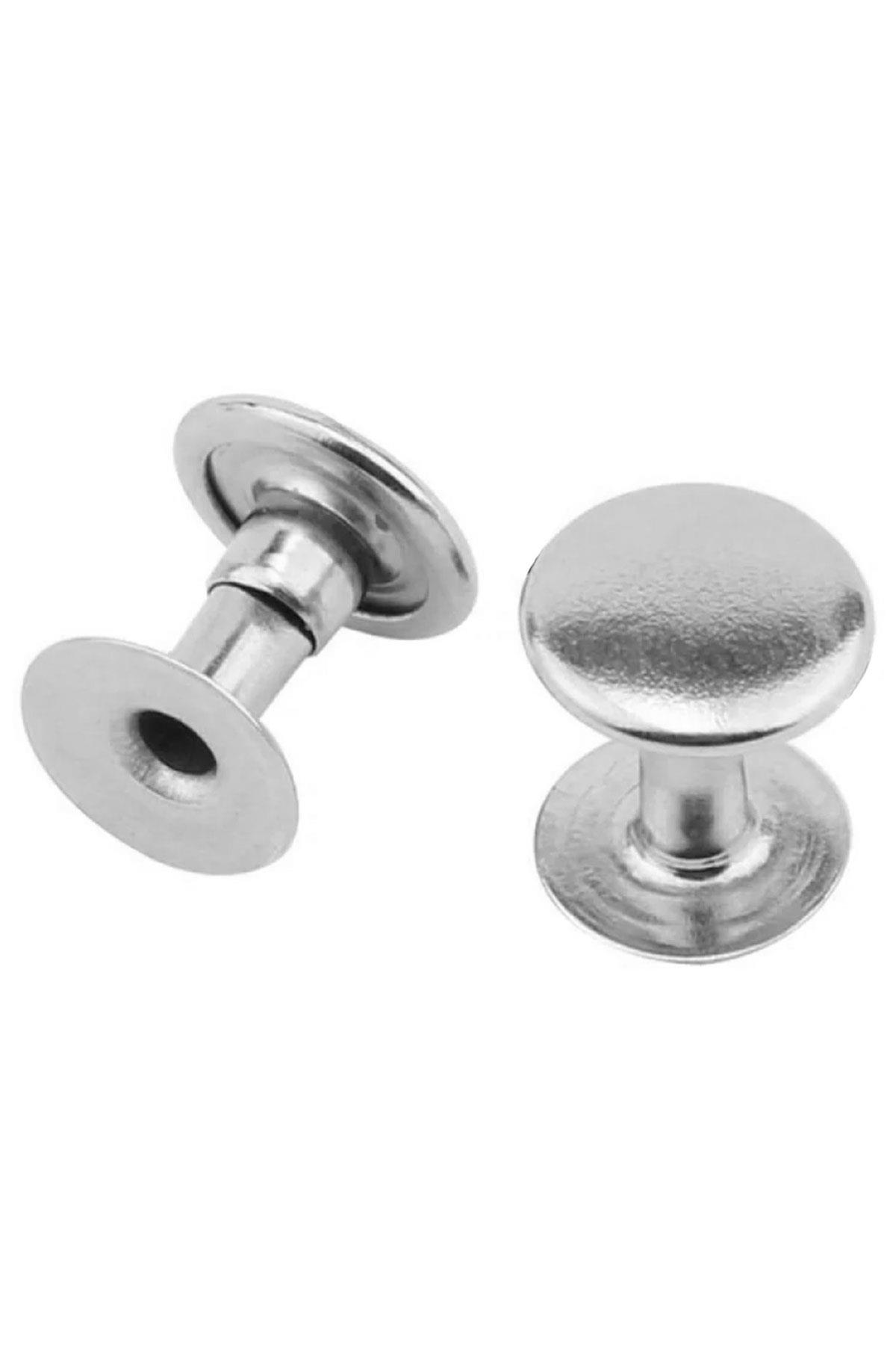 5 MM 00 No Gümüş Renk Perçin Rivet 30 Adet