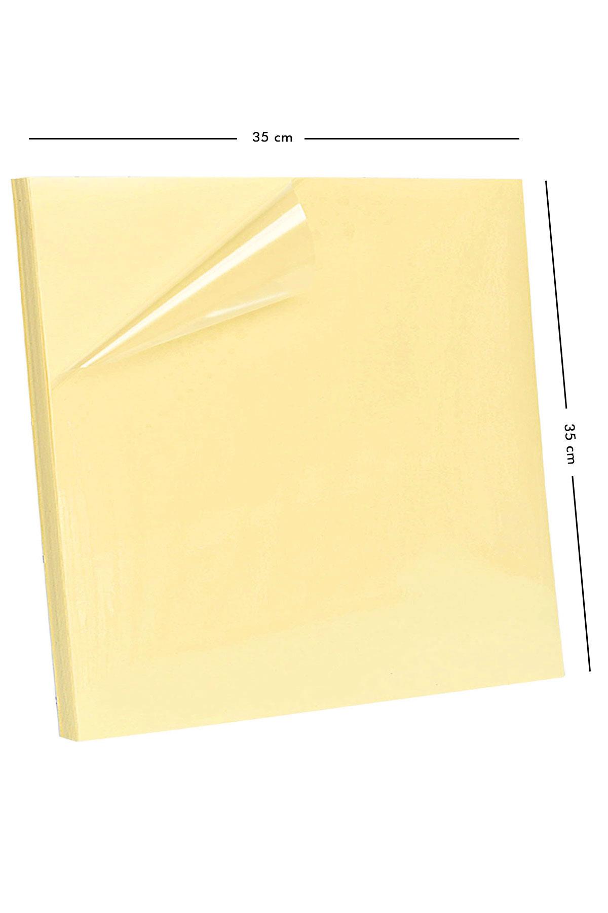 10 Adet Büyük Plaka 35x35 cm Çift Taraflı Yapışkanlı Bant