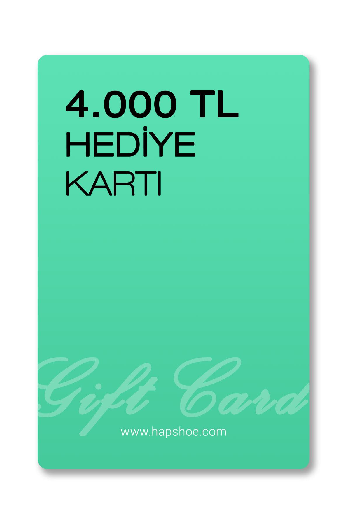 Hediye Kartı 4.000 TL (Basılı) HDY-KRT-4000