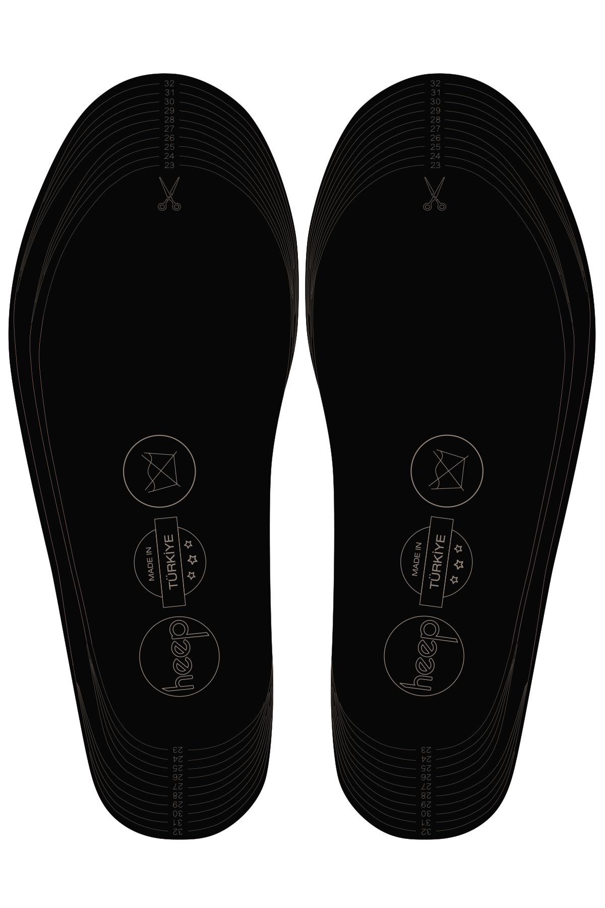 Heep Hakiki Deri Ve Anatomik Beyaz Ayakkabı İç Tabanlığı 23-33