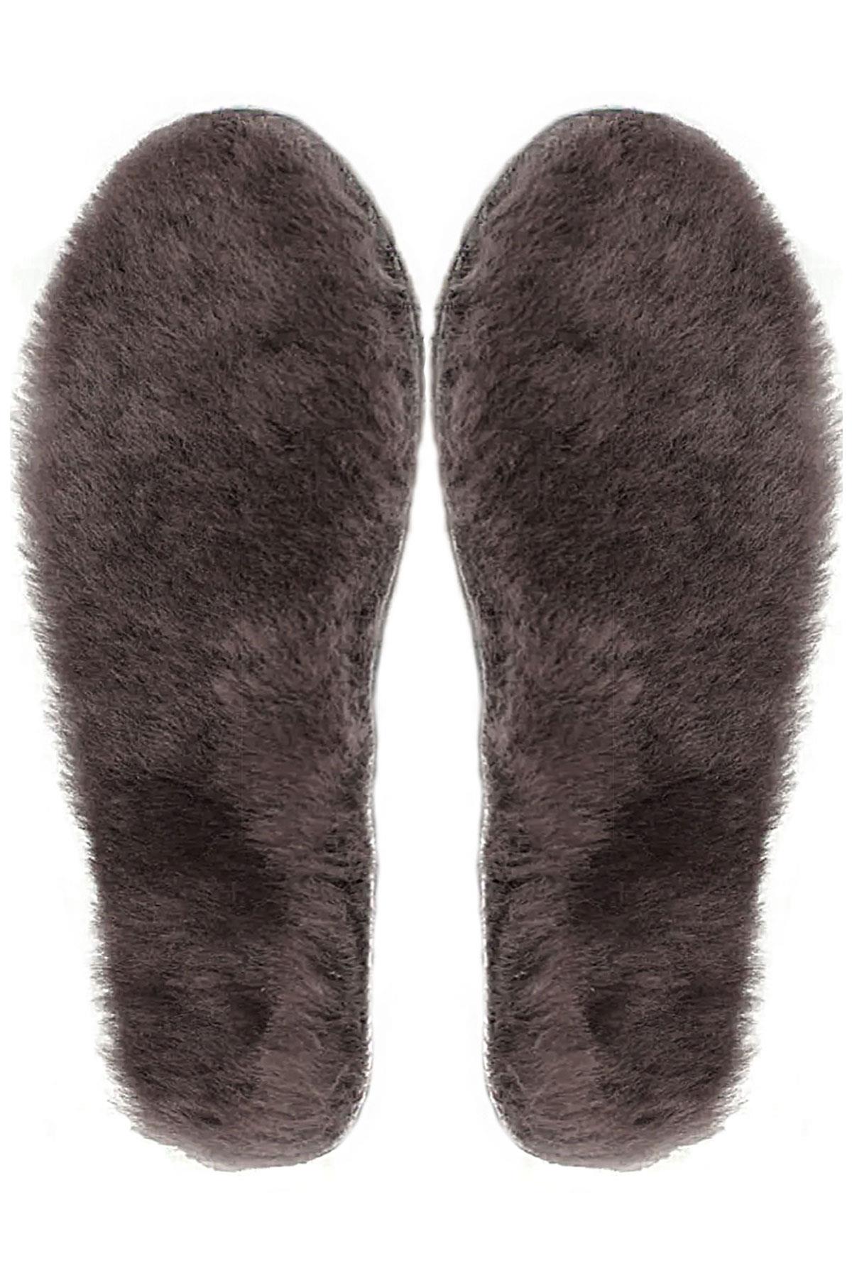 Heep Gerçek Kürklü Hakiki Deri 25-35 Numara Ayakkabı Küçültme Tabanlığı