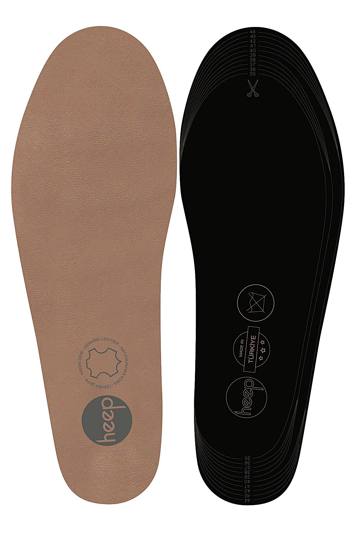 Heep Hakiki Deri Ve Anatomik Taba 35-45 Numara Ayakkabı İç Tabanlığı