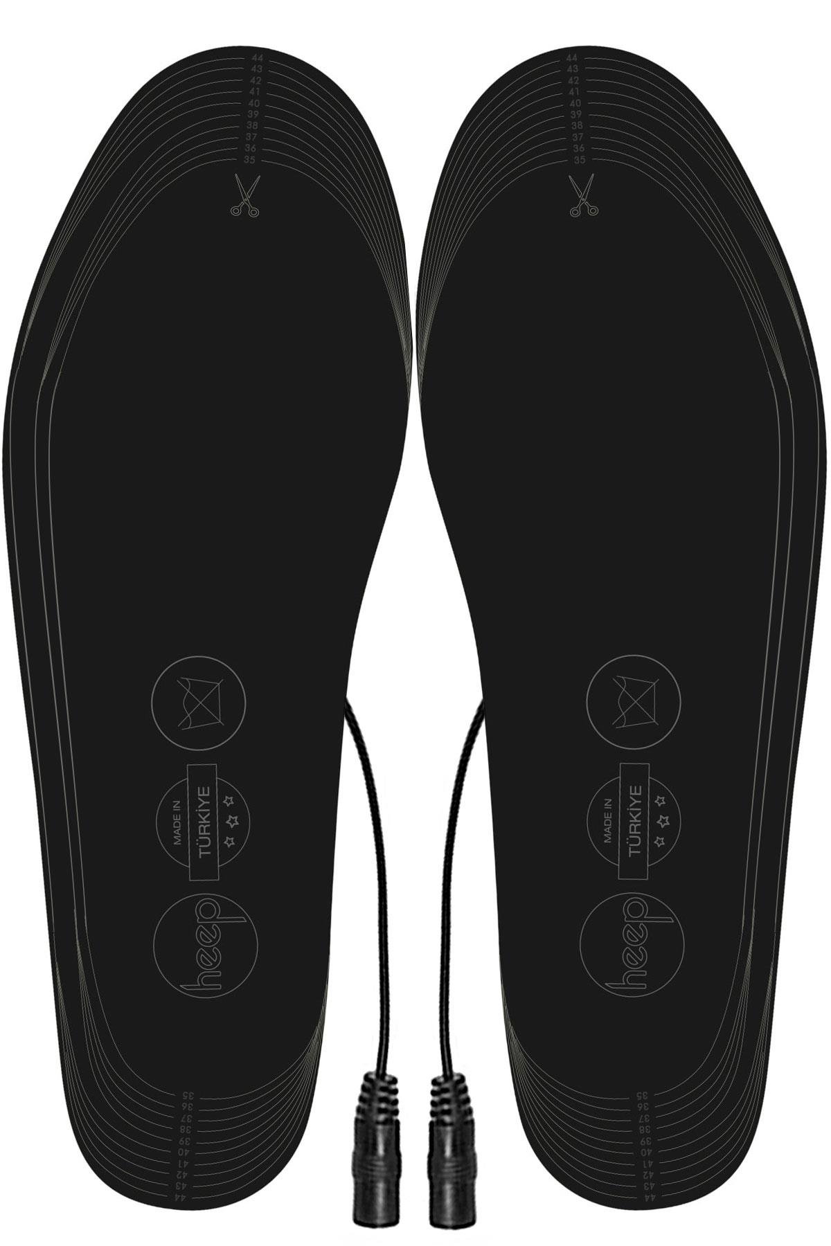 Elektrikli Taşınabilir Kablolu 35-45 Numara Gri Isıtıcılı Ayakkabı Tabanlığı