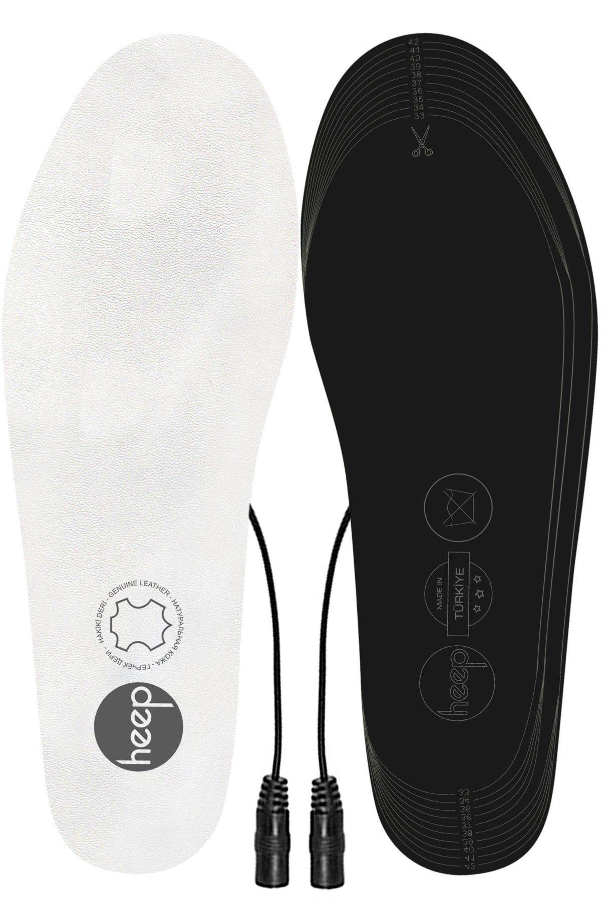 Elektrikli Taşınabilir Kablolu 35-45 Numara Beyaz Isıtıcılı Ayakkabı Tabanlığı