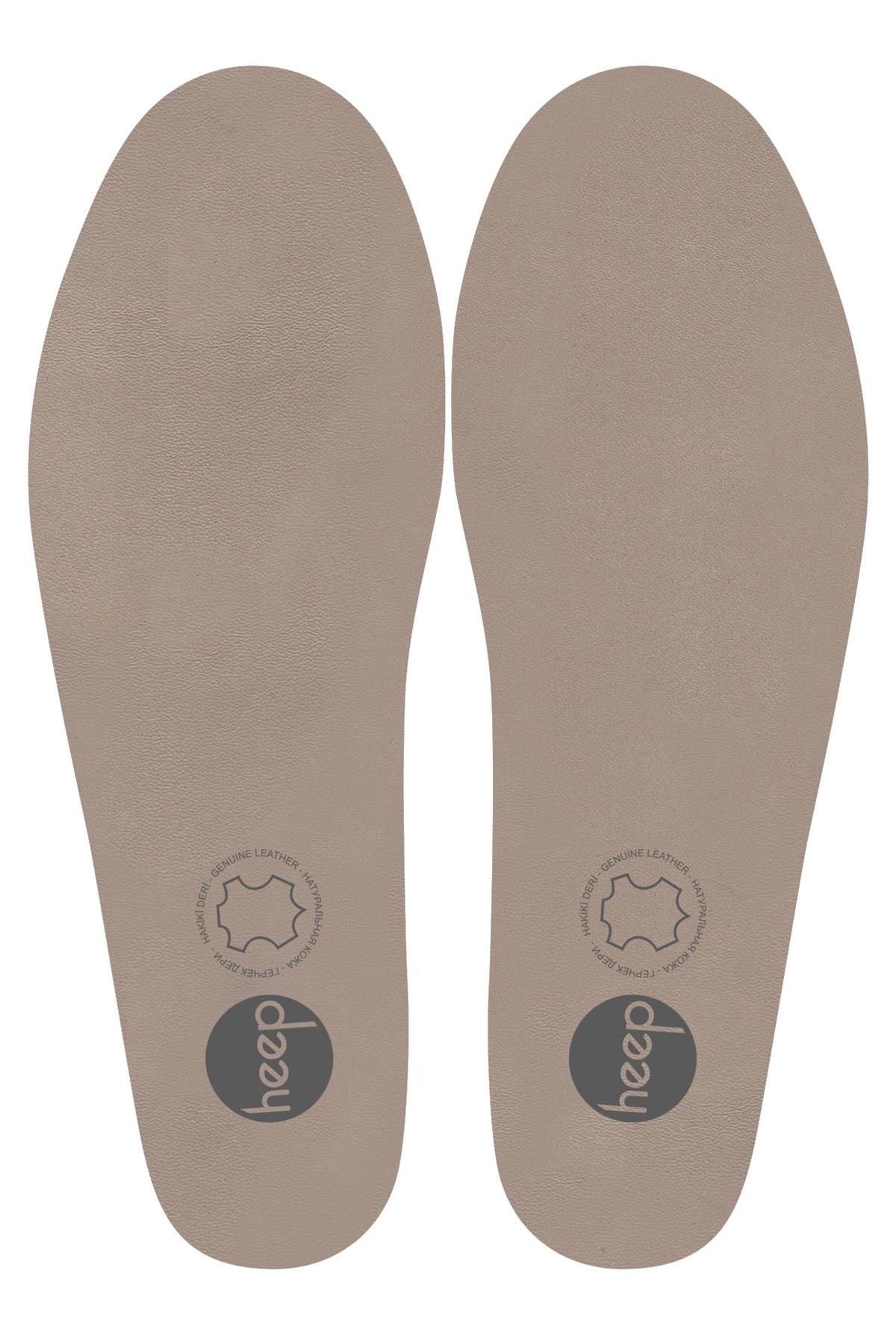 Heep Hakiki Deri Ve Anatomik Bej 35-45 Numara Ayakkabı İç Tabanlığı