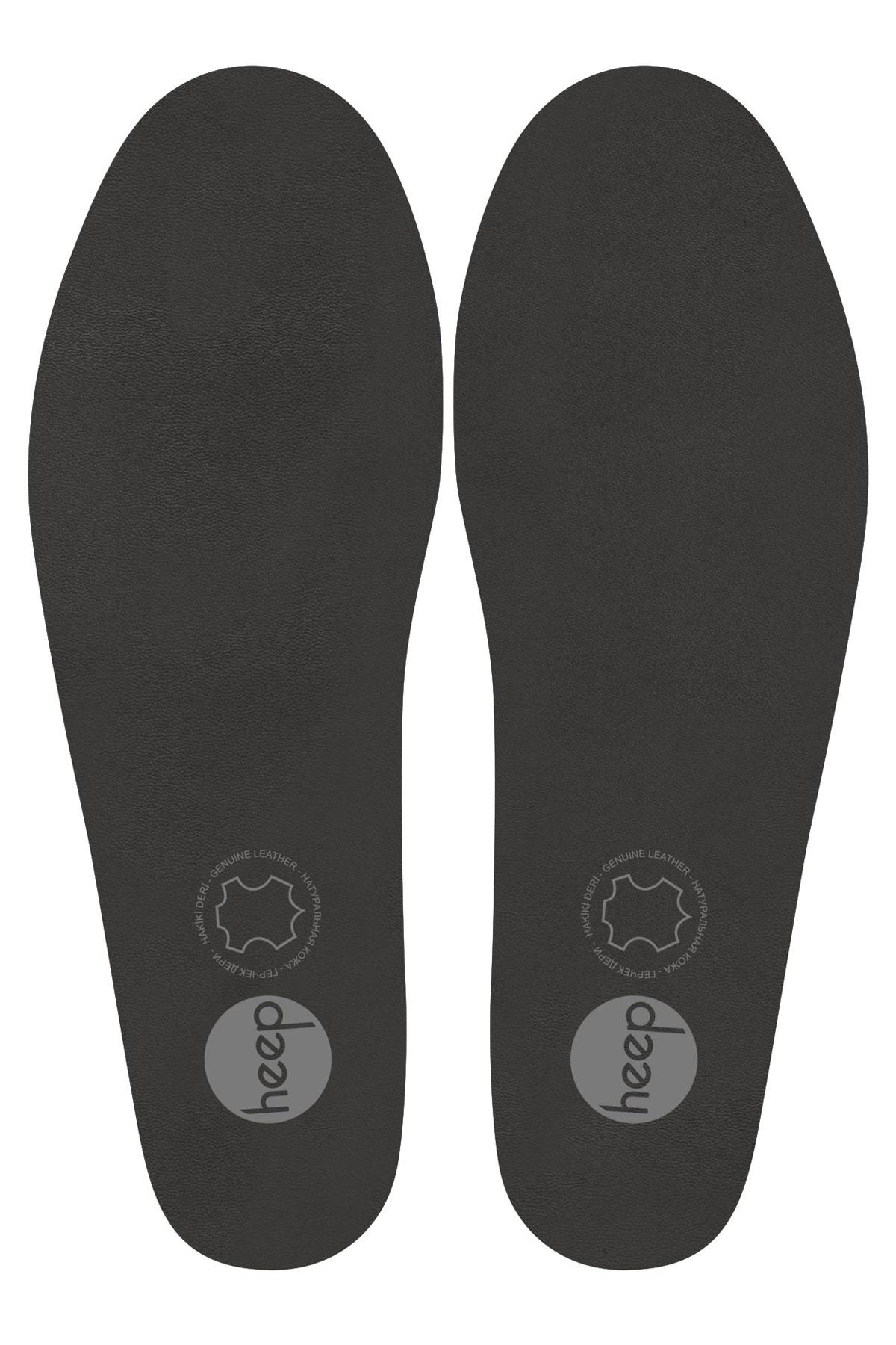 Heep Hakiki Deri Ve Anatomik Gri 35-45 Numara Ayakkabı İç Tabanlığı